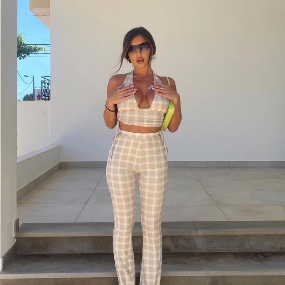 Matching Nude Set Tiger Mist